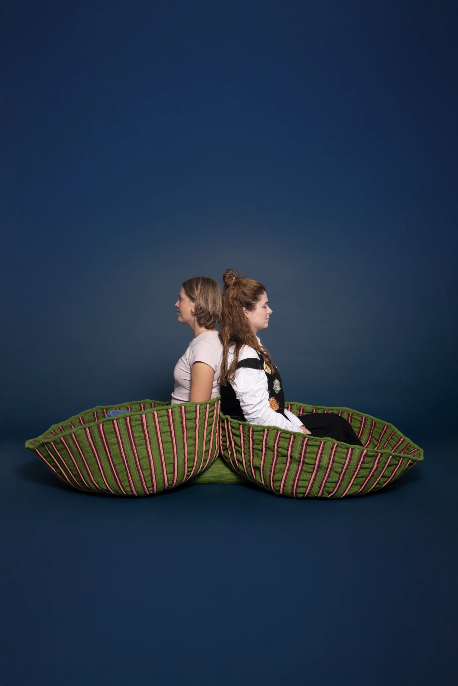 The shape-shifting creations can also be shared with others as interactive furniture pieces. Images: Vivien Ronja.