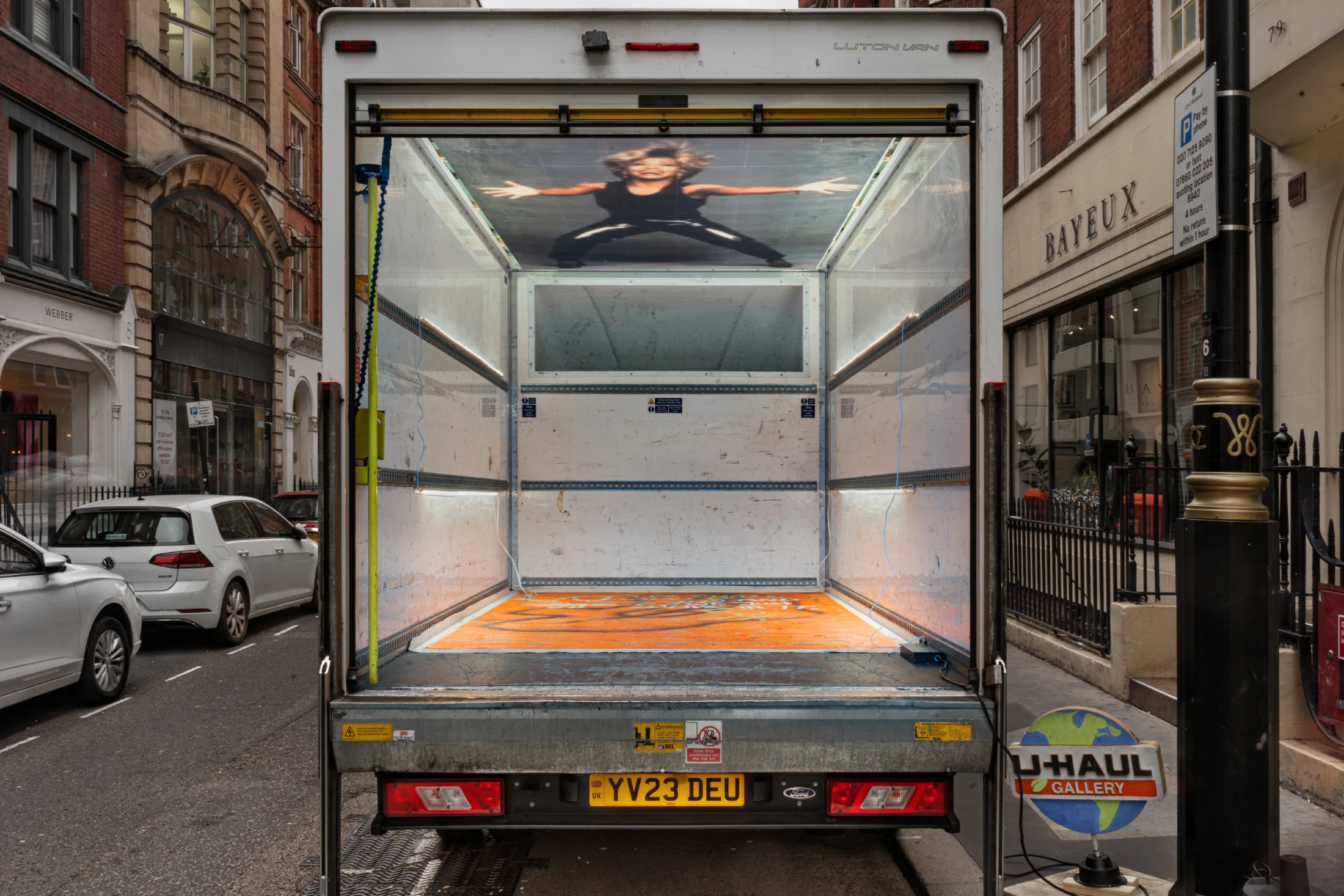 Vladimir Umanetz's 'Tina Turner Meets Kurt Gödel' shown at U-Haul Gallery. Image: Sophia Fawdry.