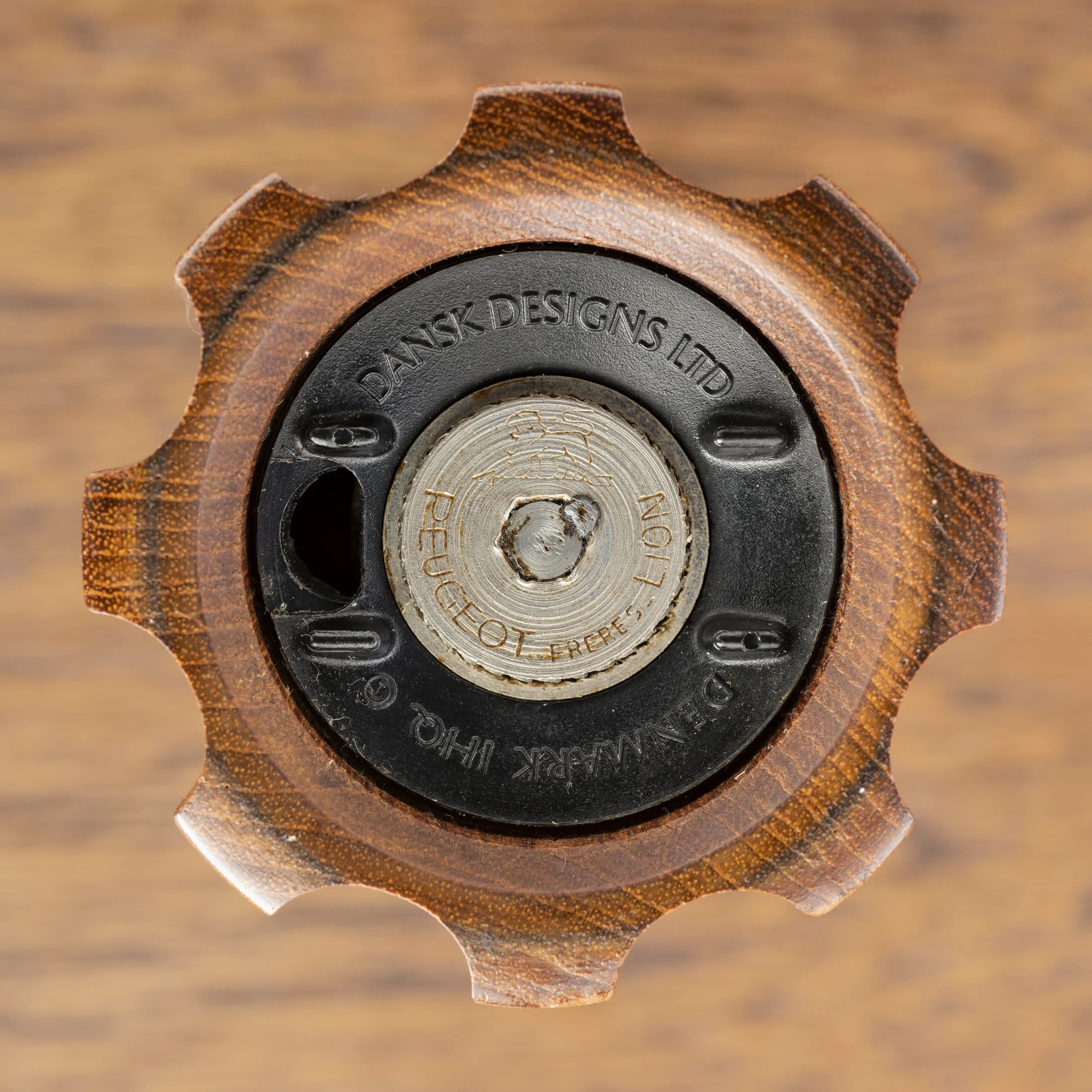 Along with the mills' aesthetic details, the grinder mechanisms evolved as the collection grew.