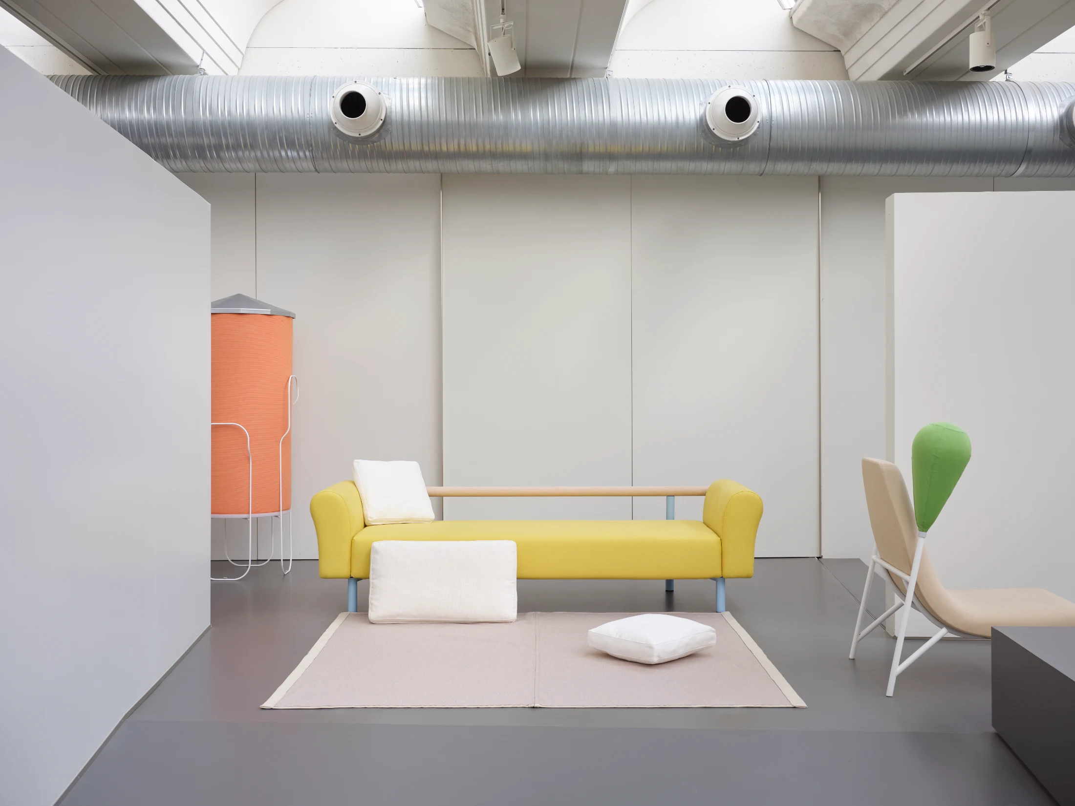 Commedia sofa bed (2025) designed by Julie Richoz for Campeggi. Image: Luca Caizzi.
