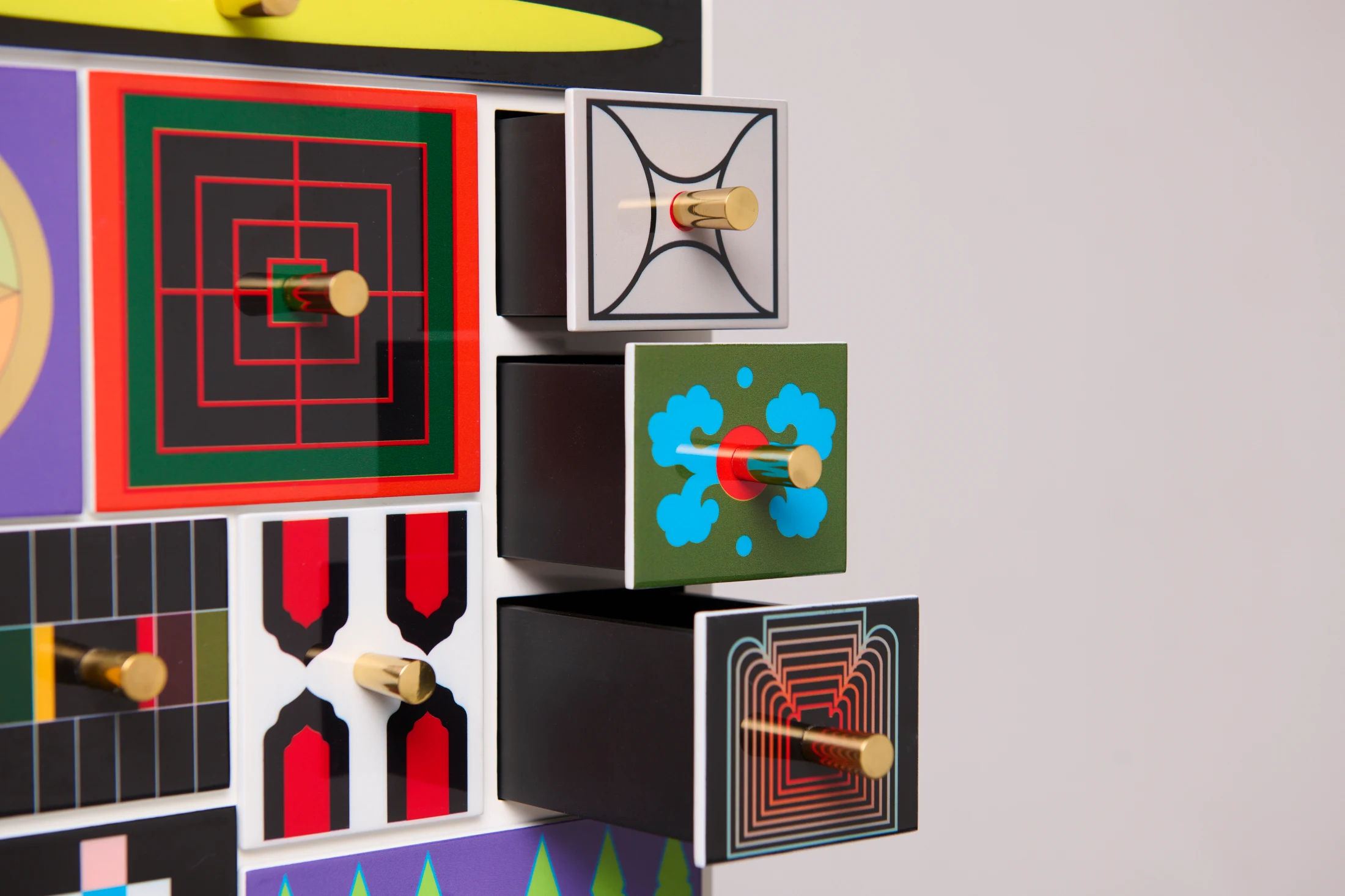 Kumkum's latest venture into furniture design has resulted in the hand-lacquered The 27th Century Collectors Cabinet, marking the beginning of a new sculptural series titled The Birth of the Cosmos. Images: Justin Ngiam.