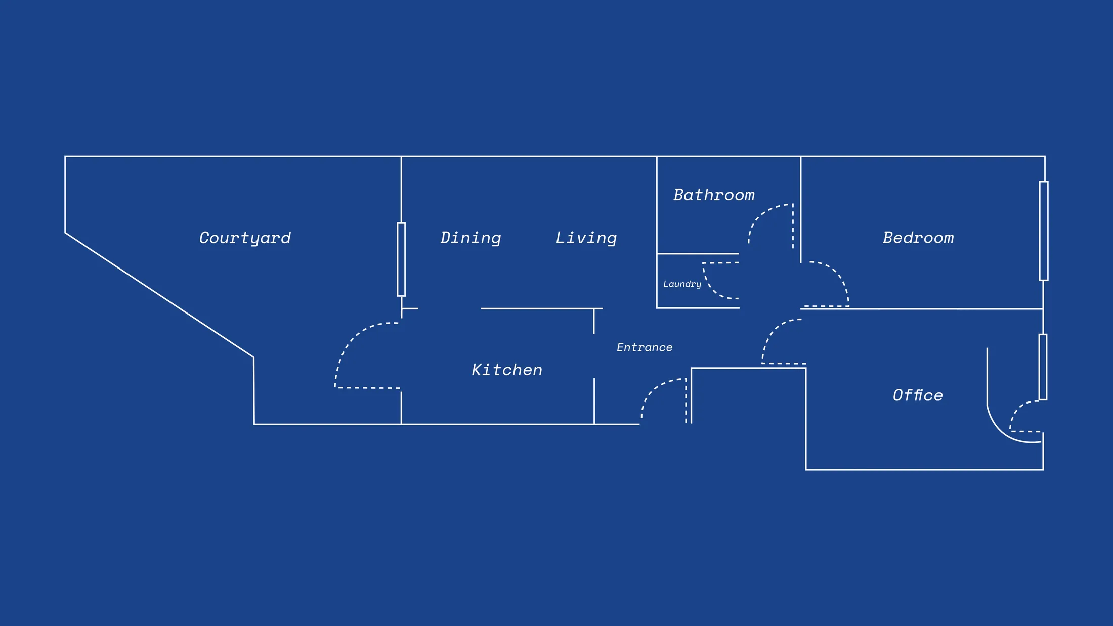 The After shot of the Floorplan