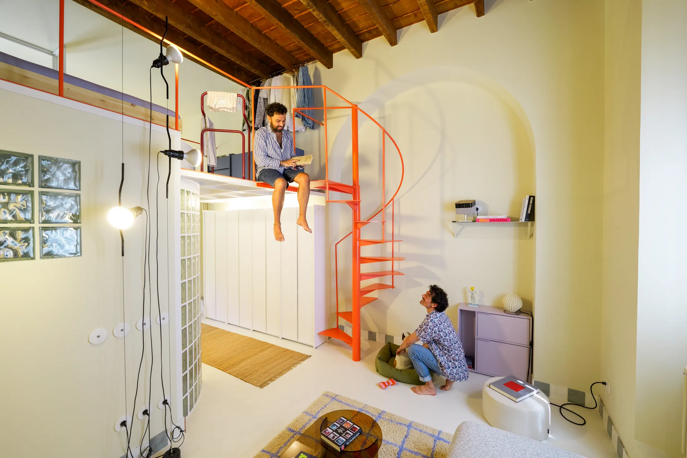 How A Creative Couple Turned a Former Milan Workshop Into a Colourful ...