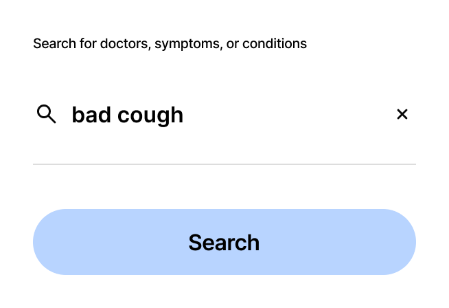 Manage patient registration with clinical symptom gathering