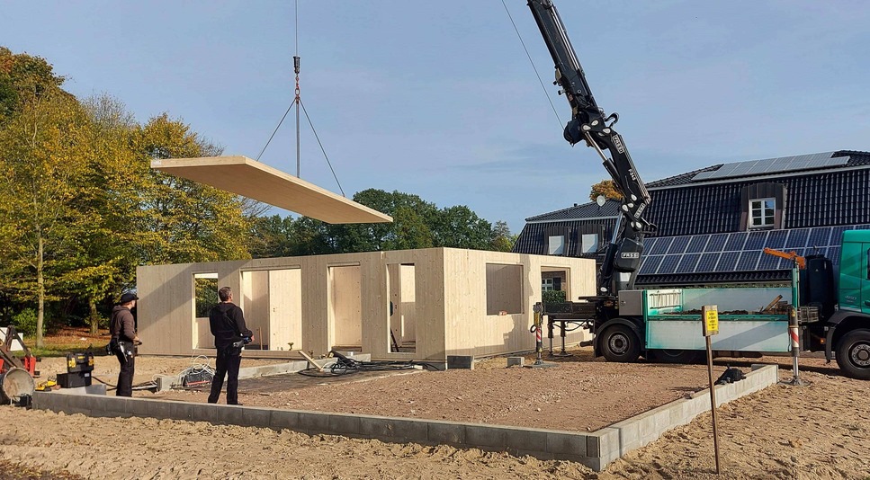 Brettsperrholzdecke für dein Zuhause mit CLT-Haus