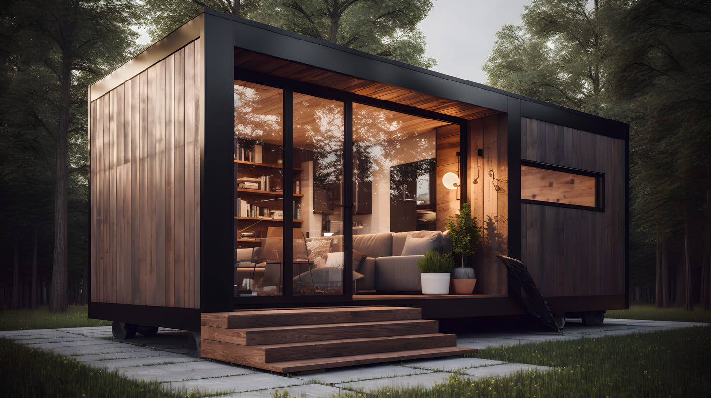 Tiny Haus bauen: nachhaltig & platzsparend leben