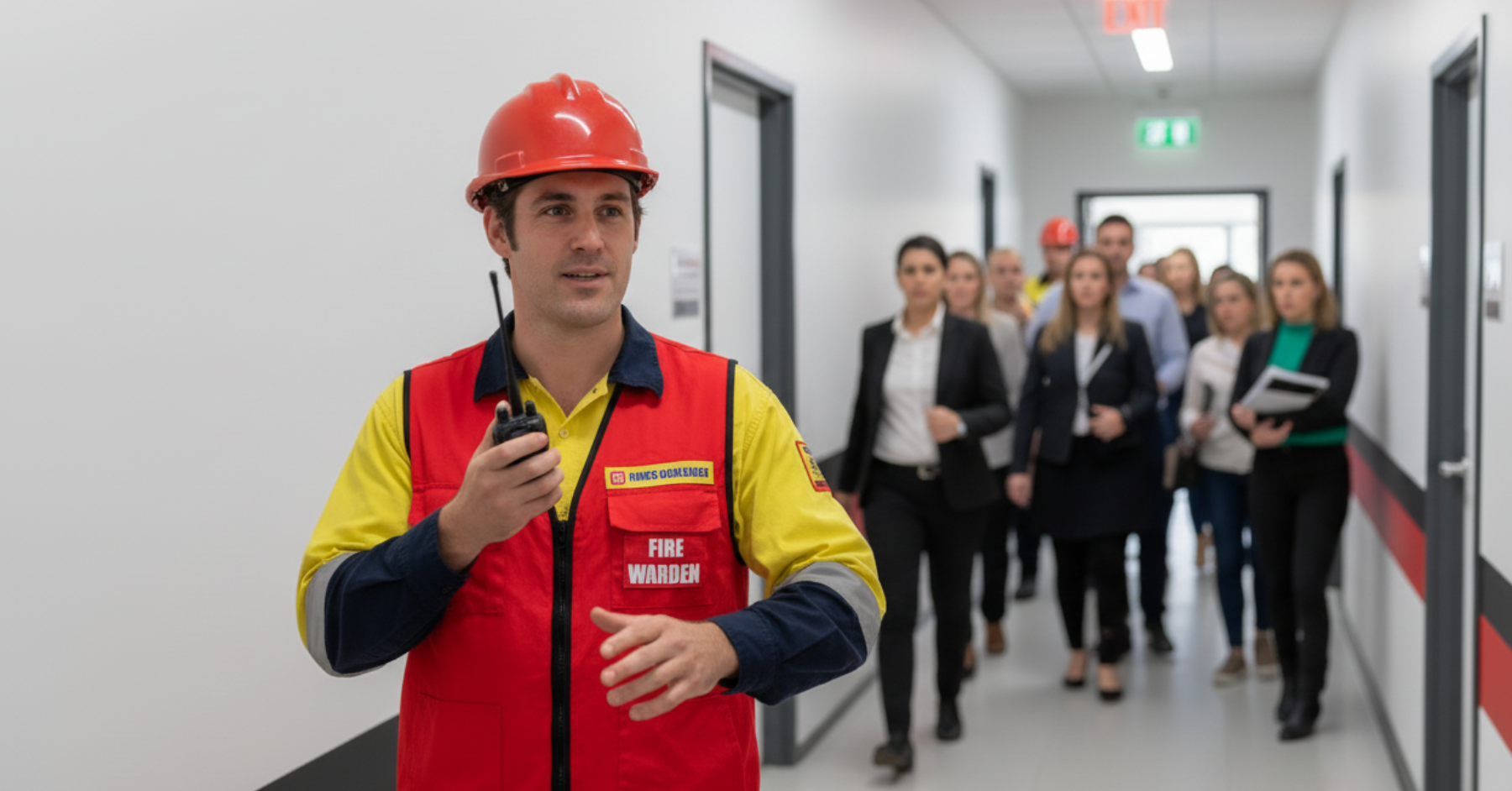 Craige with customer for fire auditors