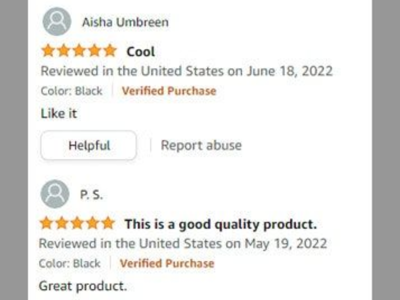 Fake Reviews