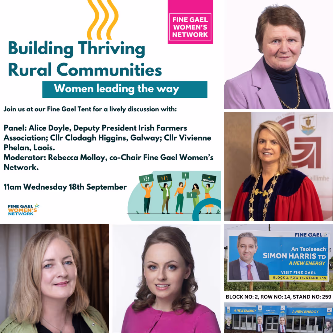 Poster for Fine Gael women's network