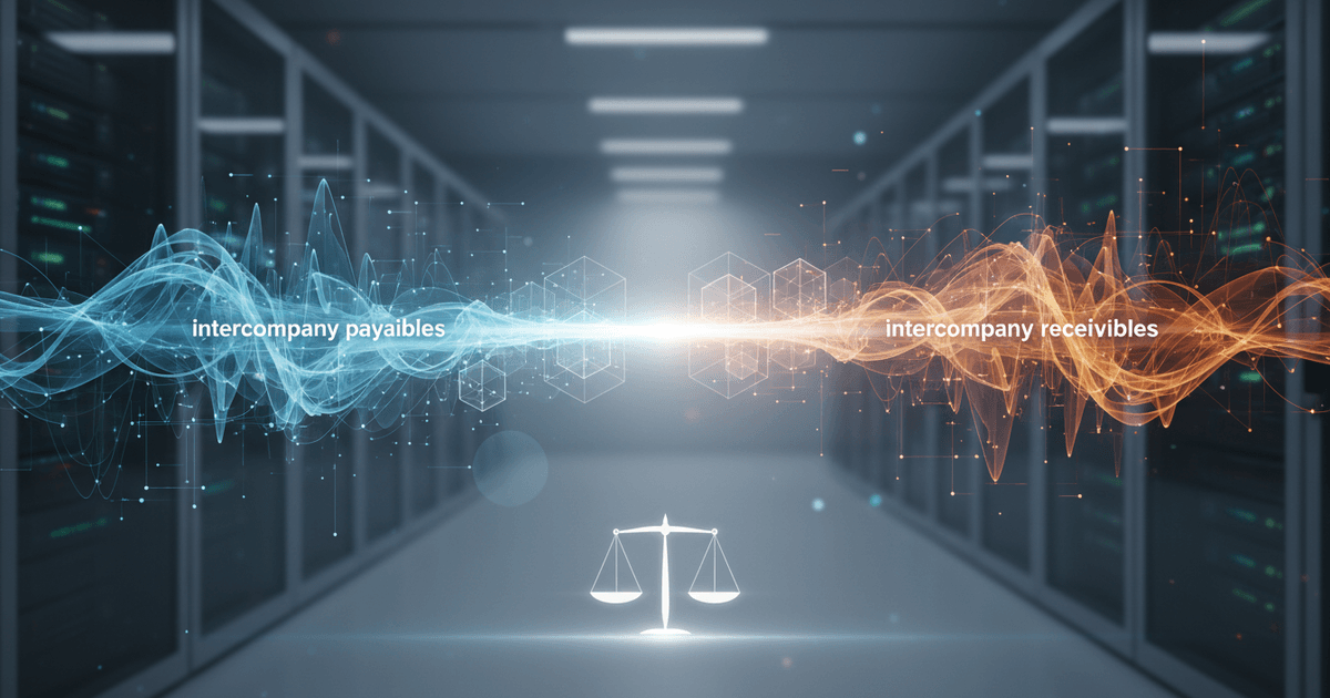 diagram illustrating how to eliminate intercompany transactions in consolidation by offsetting payables and receivables