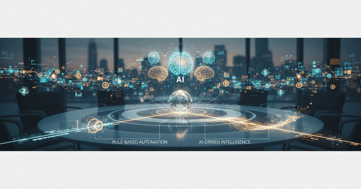 futuristic AI interface analyzing financial data streams for financial consolidation software in 2026