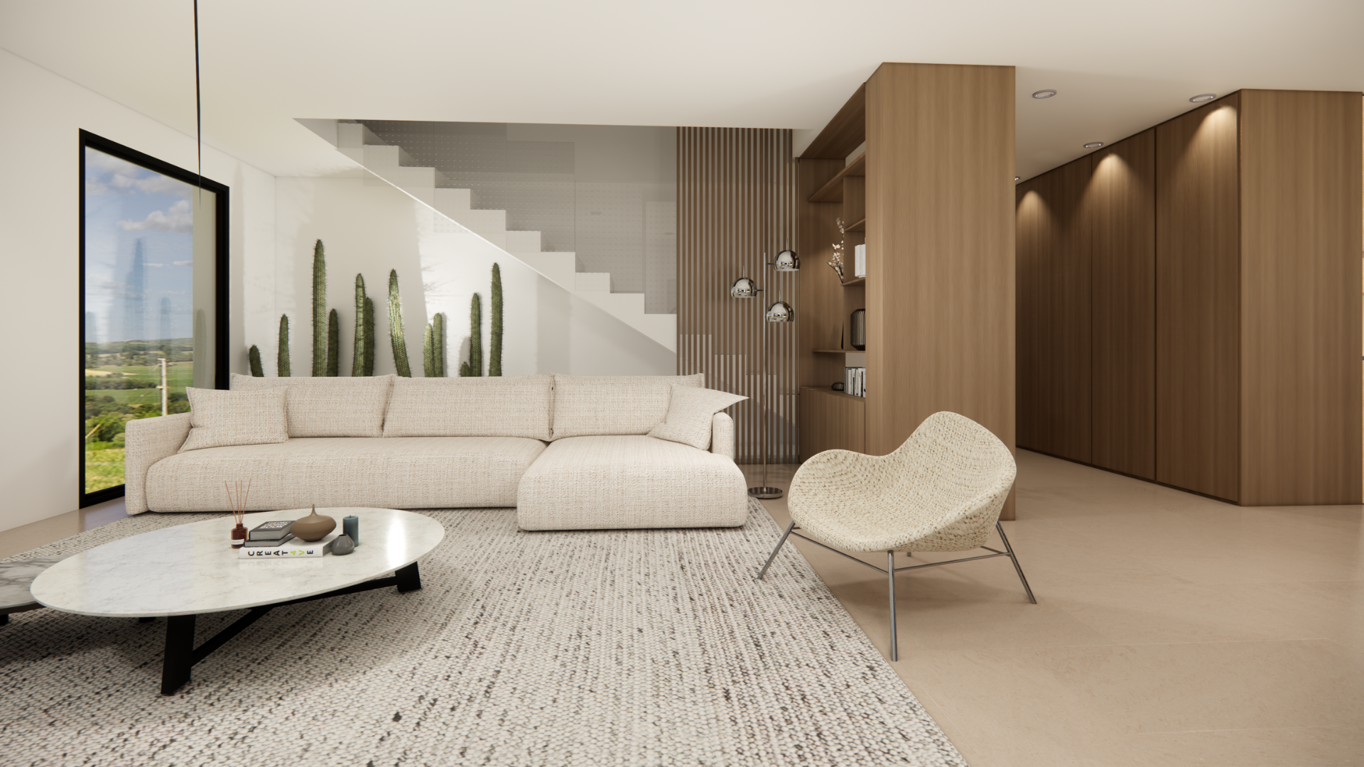 Construction d'une villa contemporaine et un aménagement sur mesure by COGEBAT