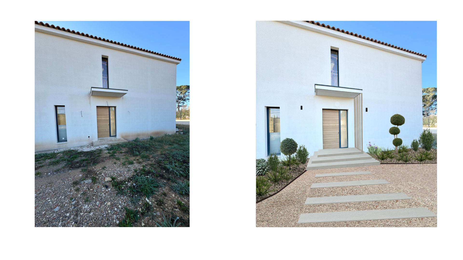 Construction d'une villa contemporaine et un aménagement sur mesure by COGEBAT