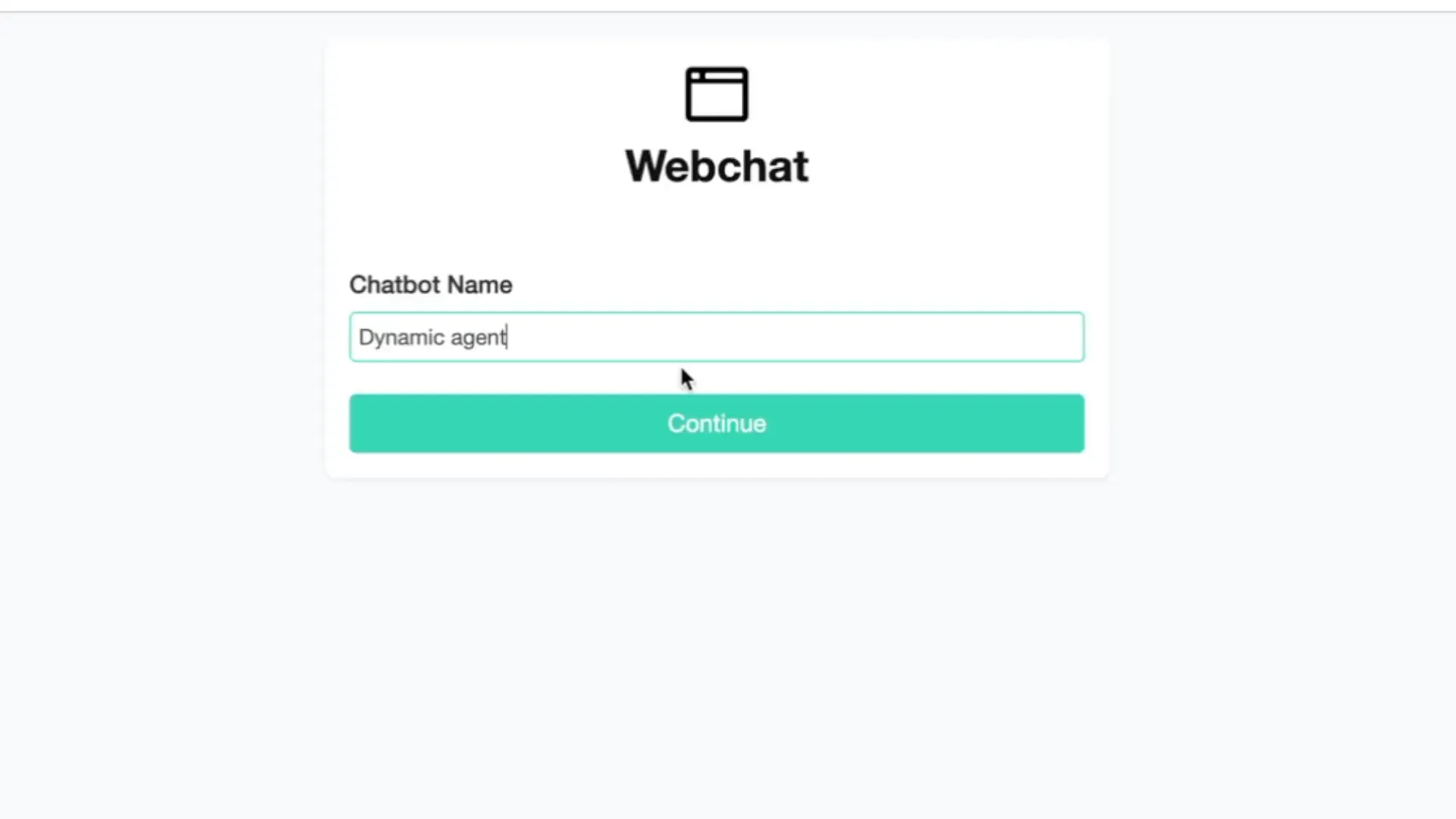 Creating a new chatbot in Chatbot Builder AI