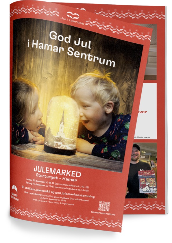 Gledelig jul i Hamar sentrum