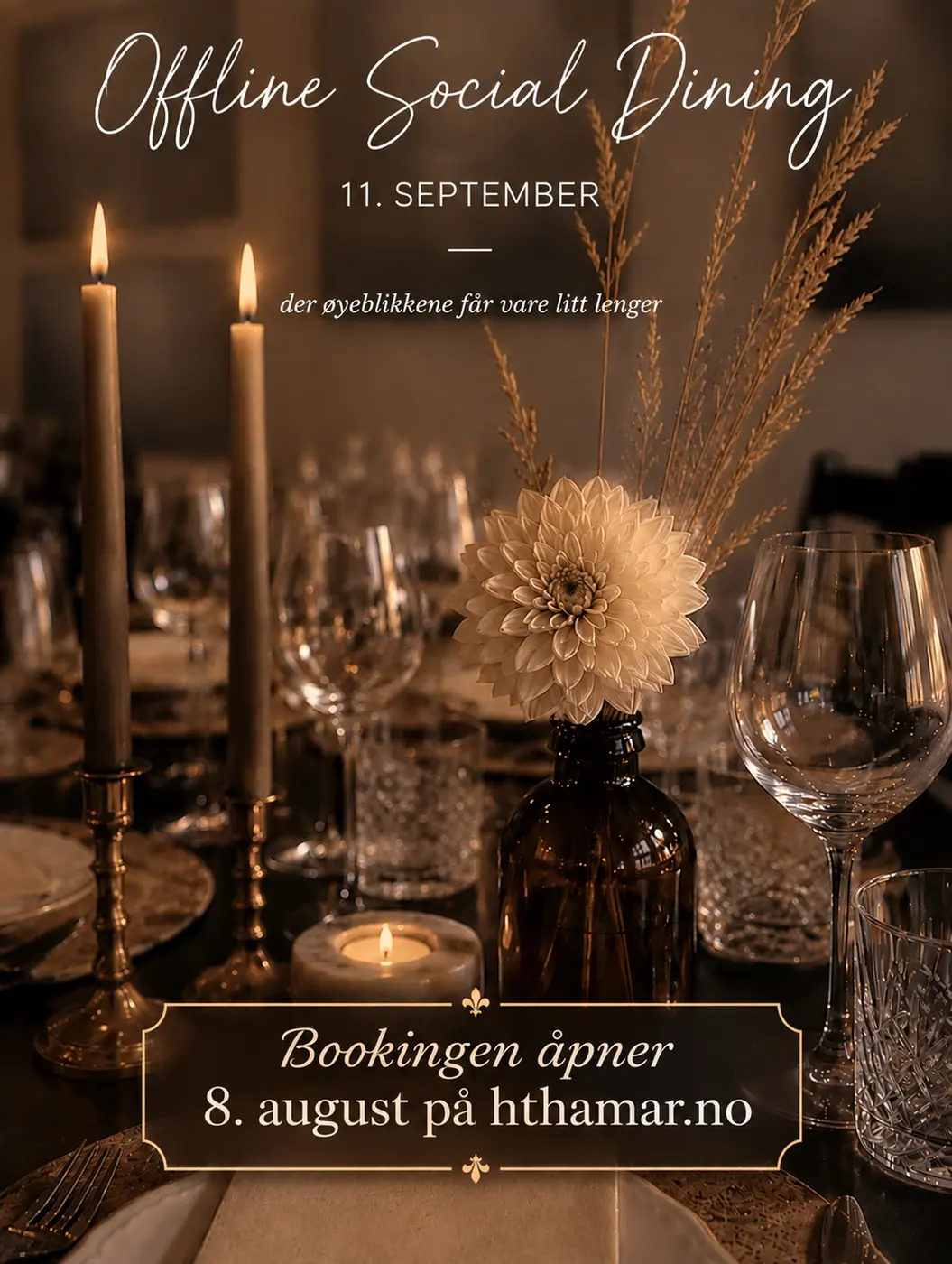 Book din plass rundt bordet!