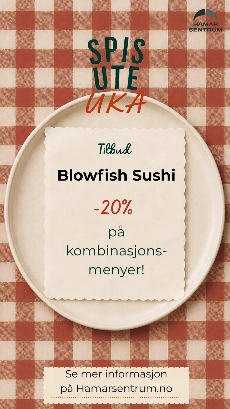 -20% på kombinasjonsmenyer!