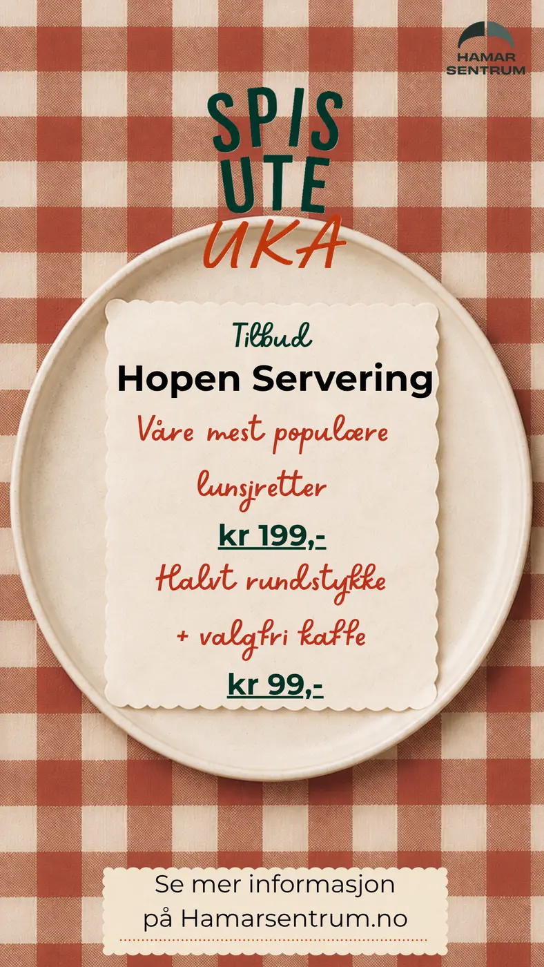 Lunsj til  kr. 199,-