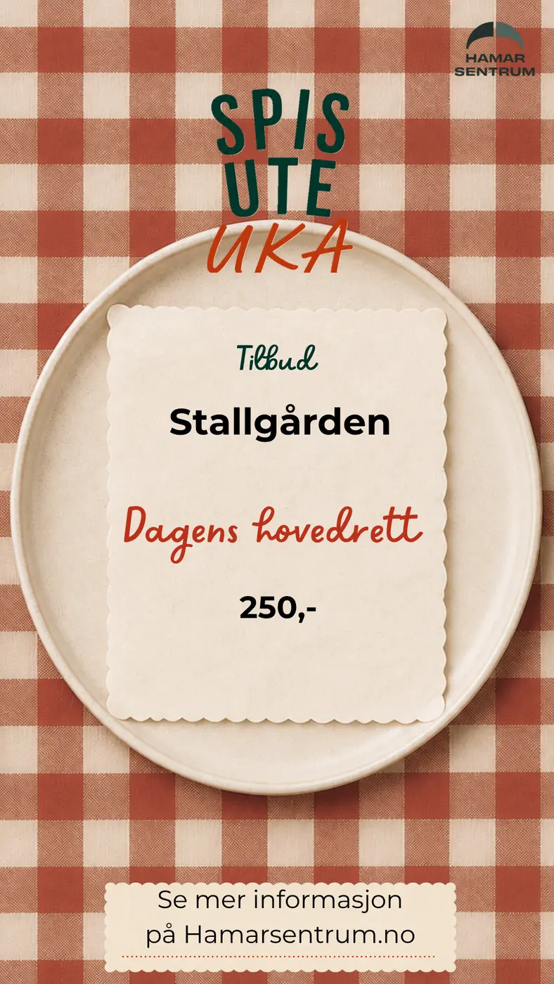 Dagens hovedrett 250,-