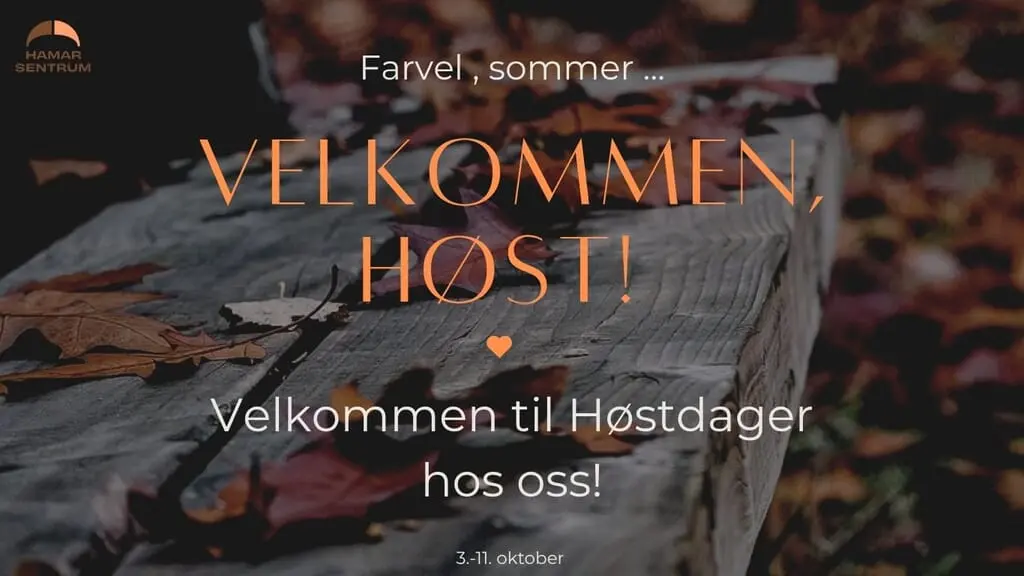 HØSTDAGER I SENTRUM