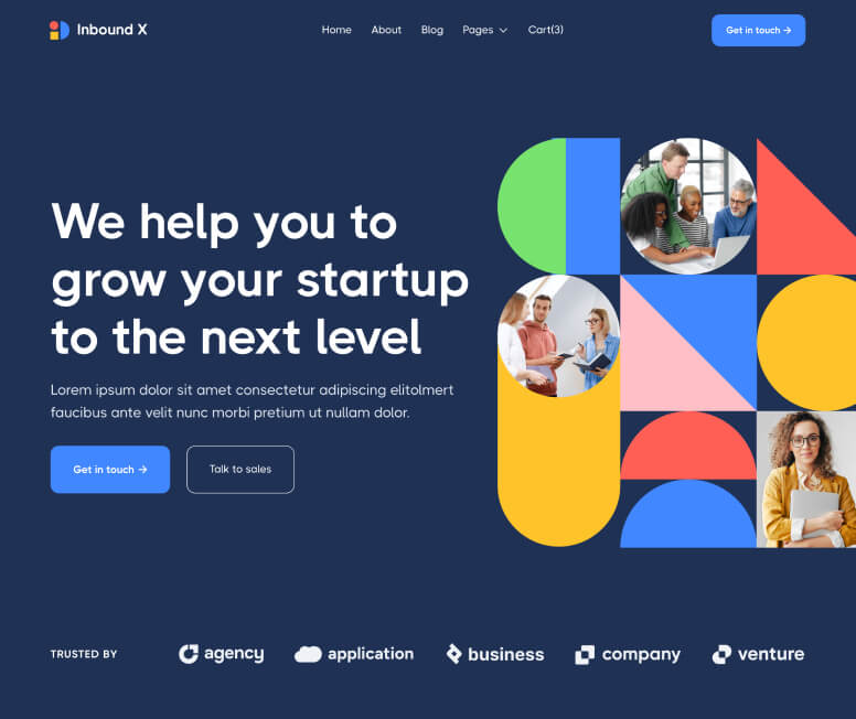 Home Page - Inbound X Webflow Template