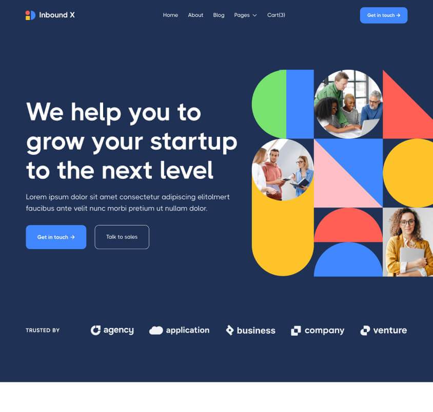 Home Page - Inbound X Webflow Template