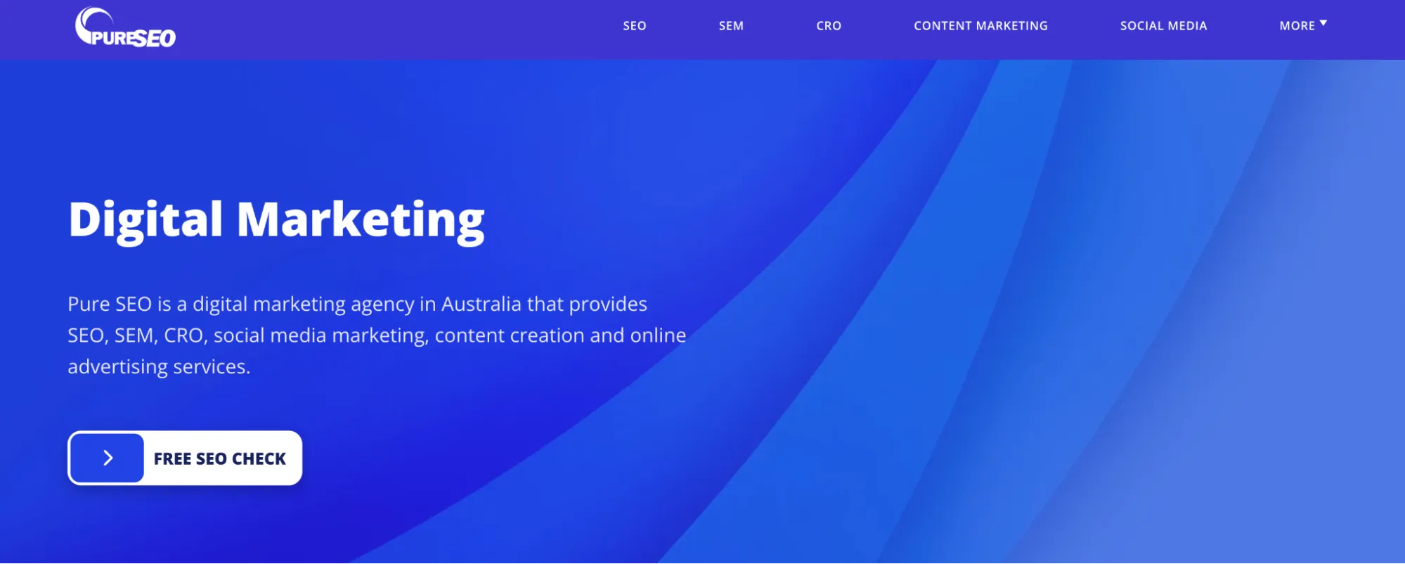 SEO agency in Australia: Pure SEO.