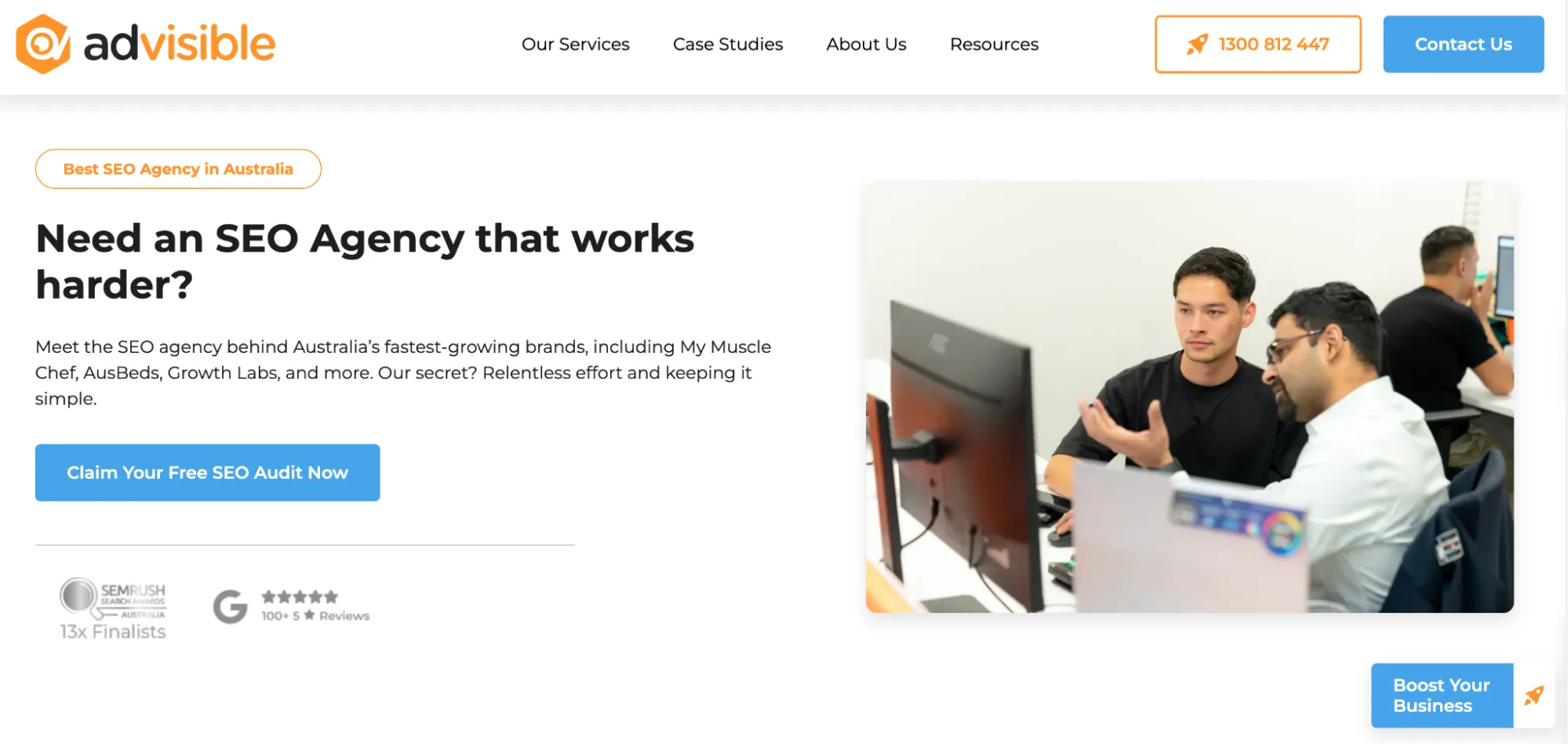 SEO agency in Australia: AdVisible.