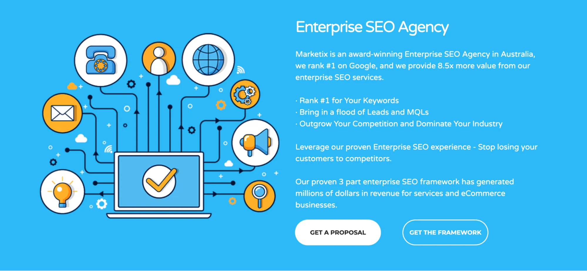 SEO agency in Australia: Marketix Digital.