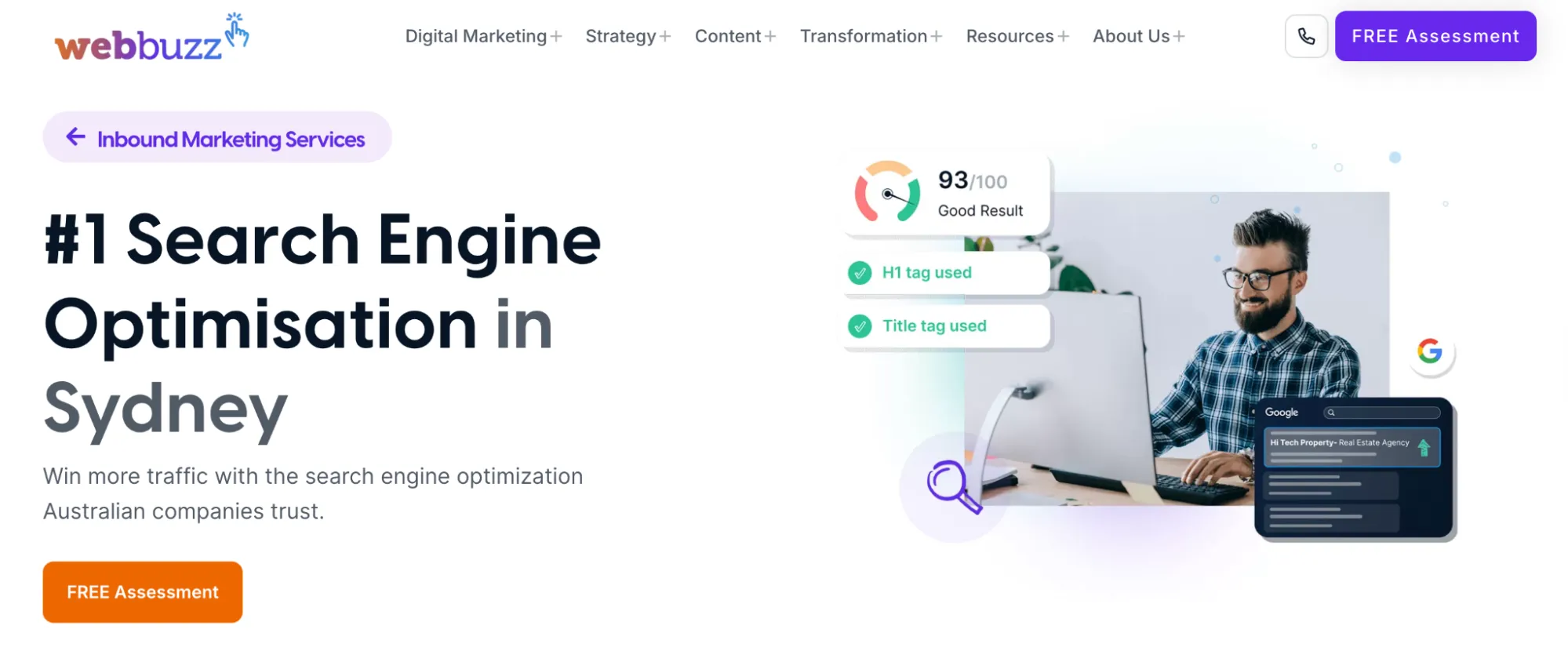 SEO agency in Australia: Webbuzz.