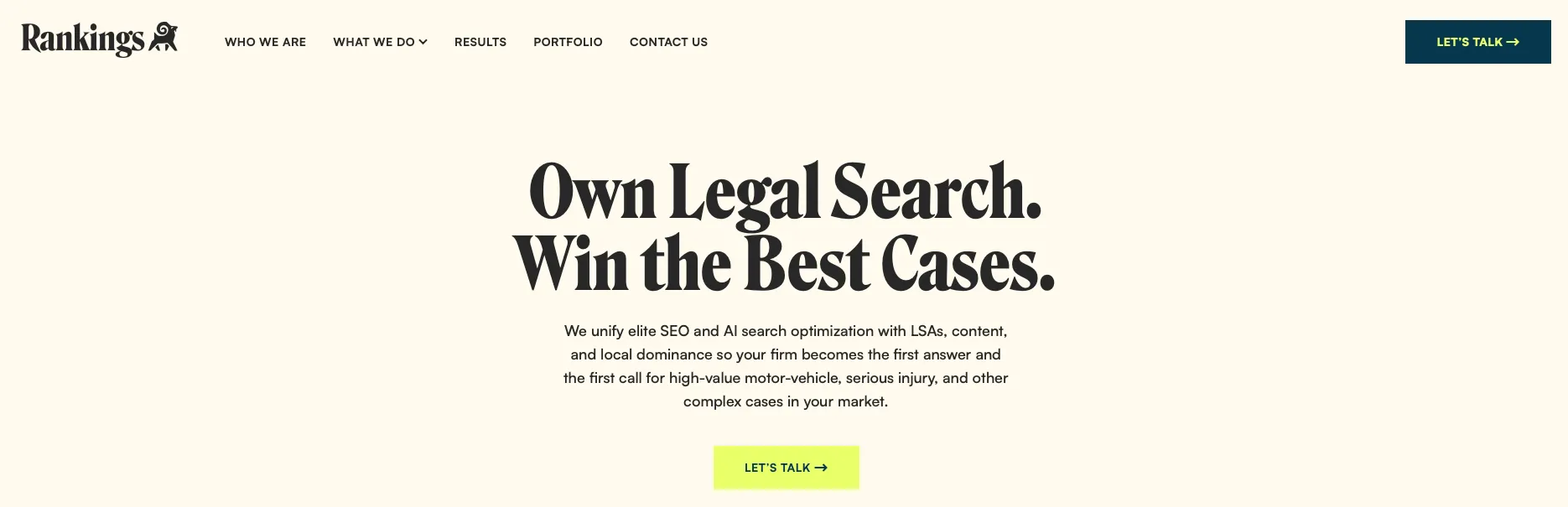 Enterprise SEO Company: Rankings.io