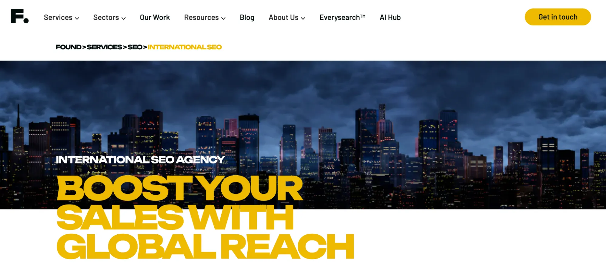 International SEO Agency: Found