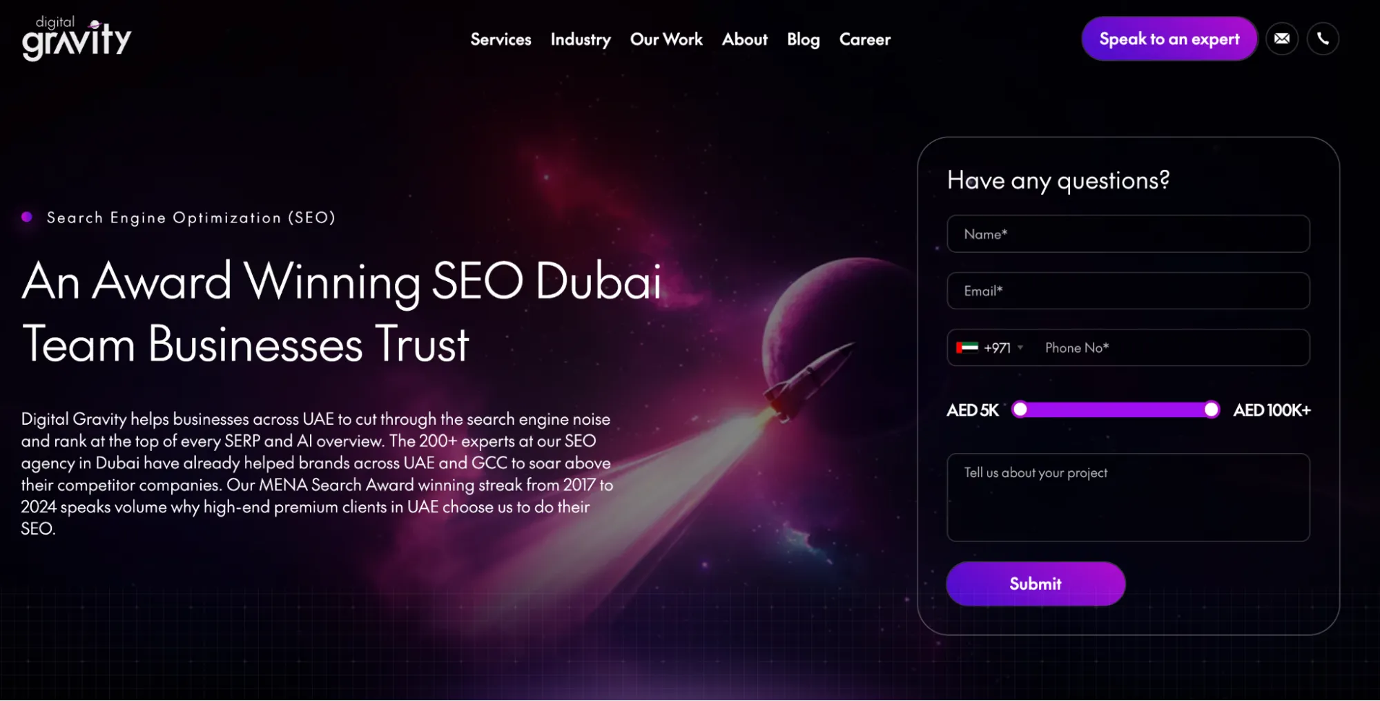 SEO Audit Agency in Dubai: Digital Gravity