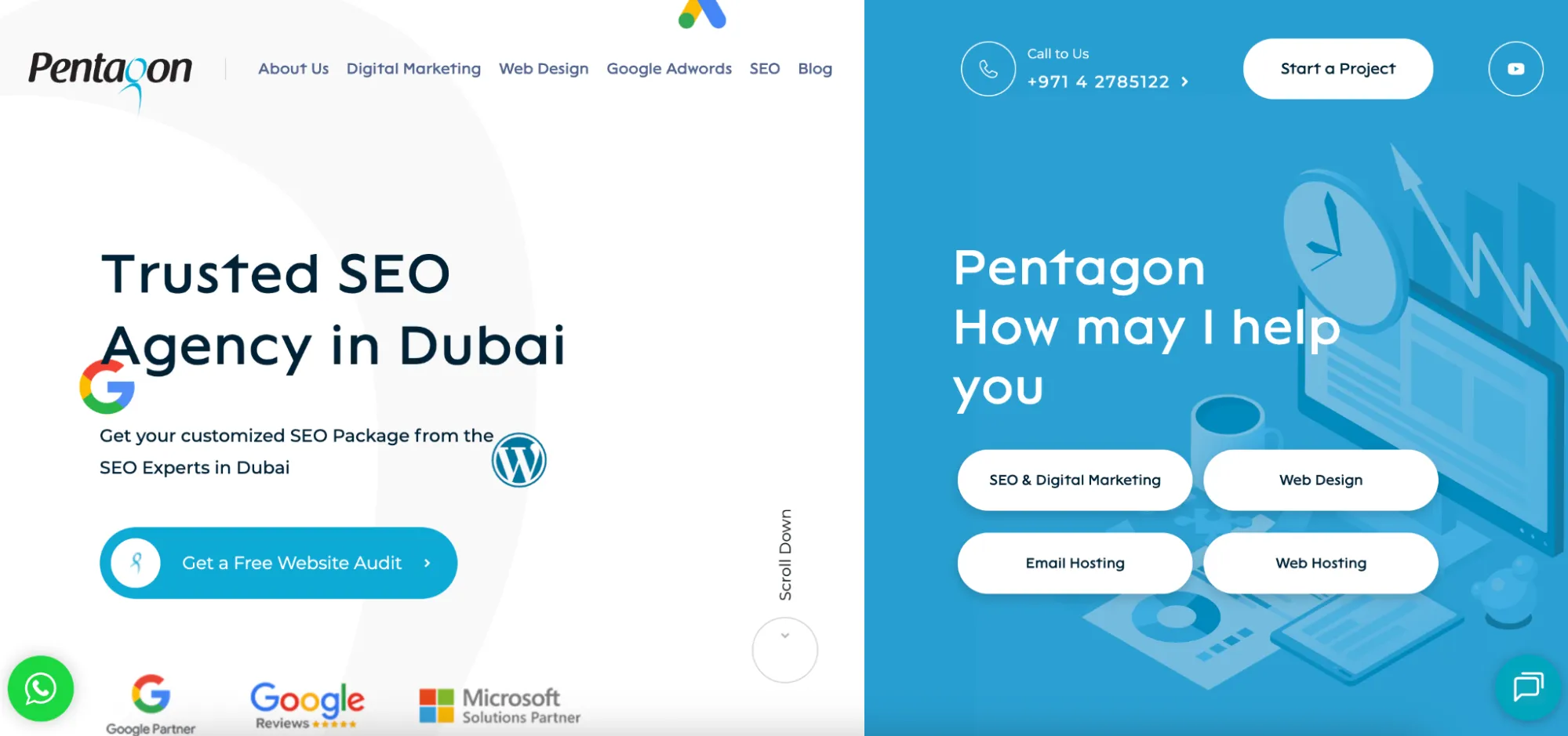 SEO Audit Agency in Dubai: Pentagon
