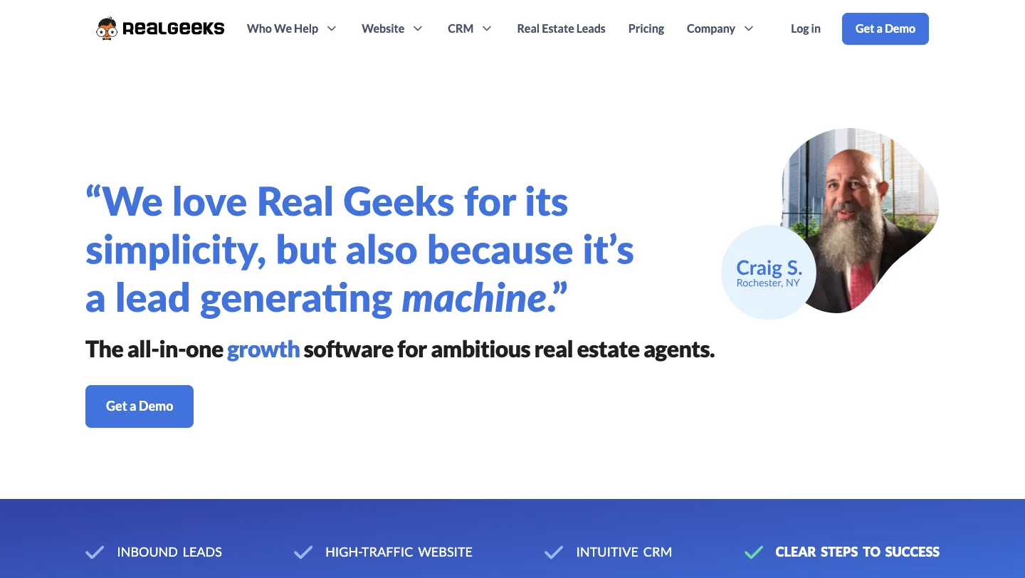 Real Estate SEO Agency: Real Geeks