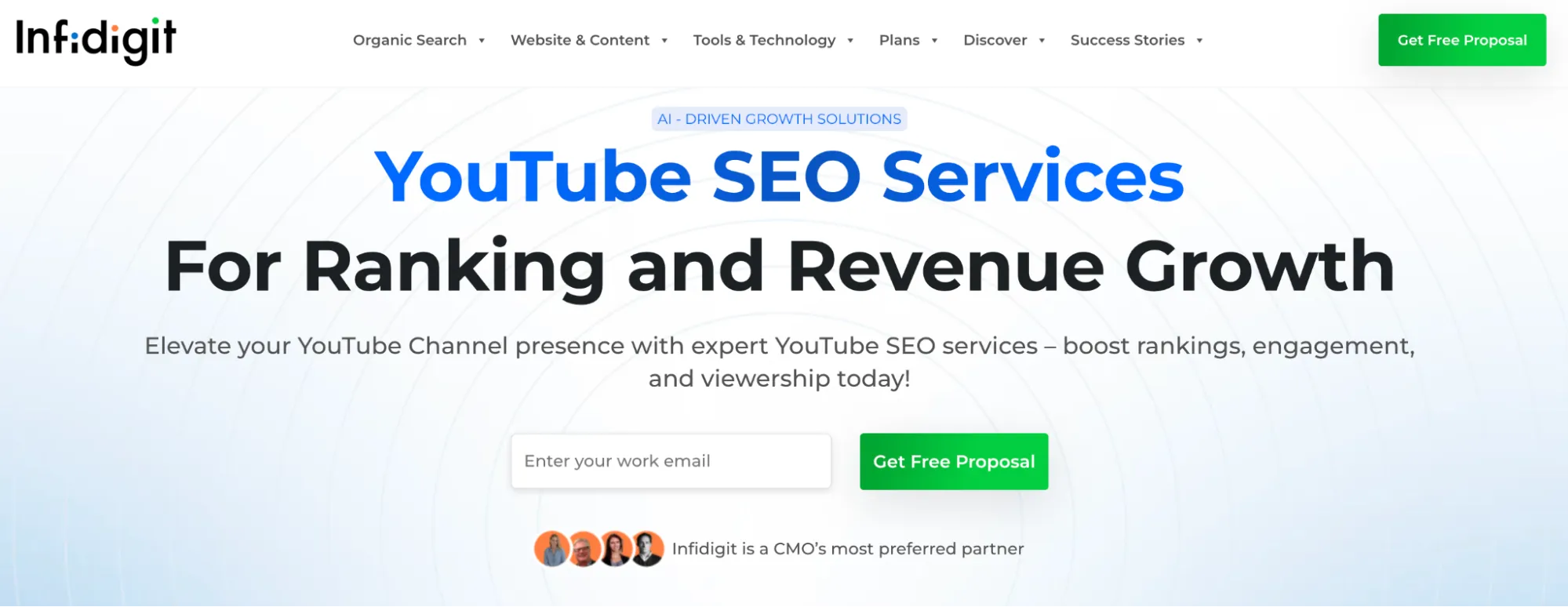 YouTube SEO Agency: Infidigit