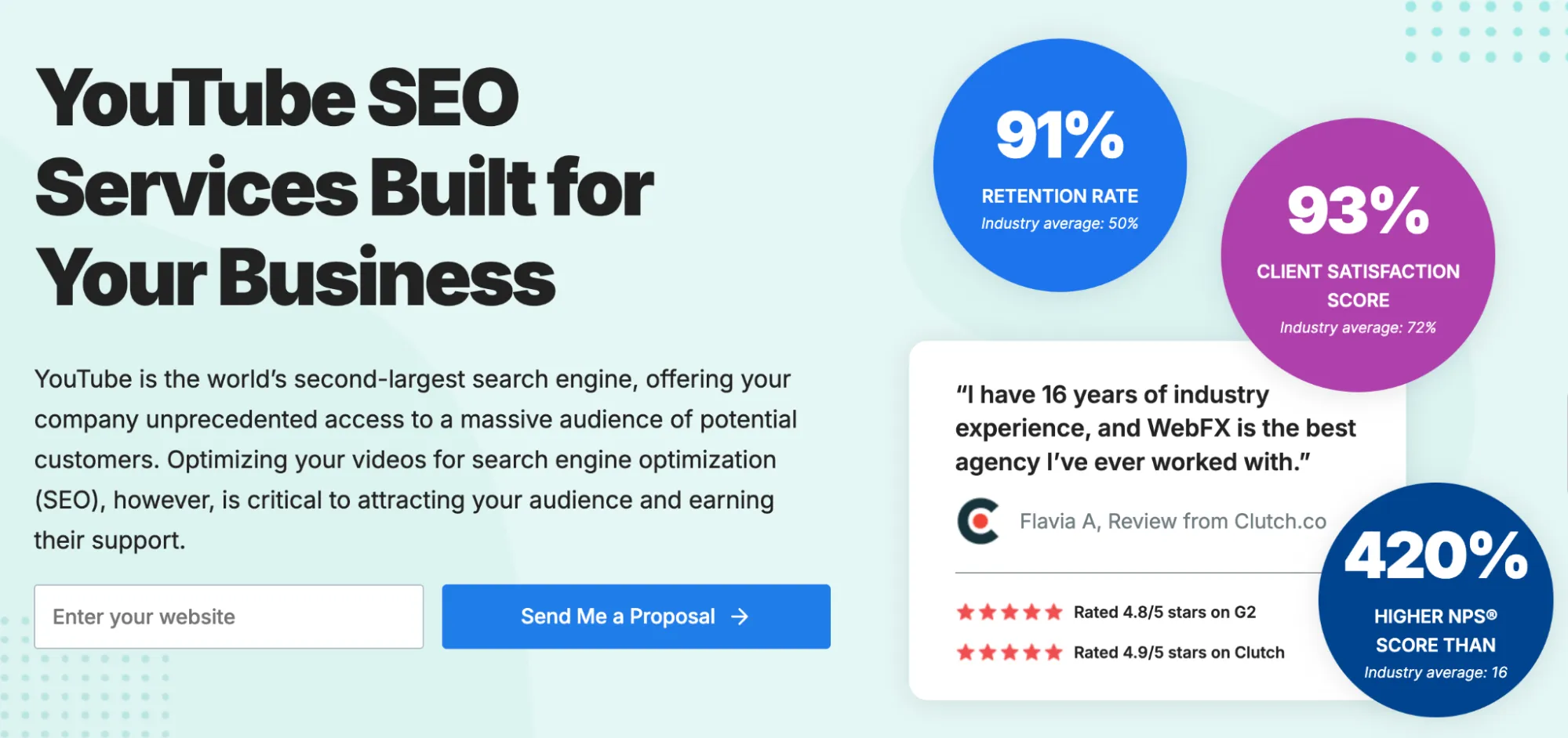 YouTube SEO Agency: WebFX