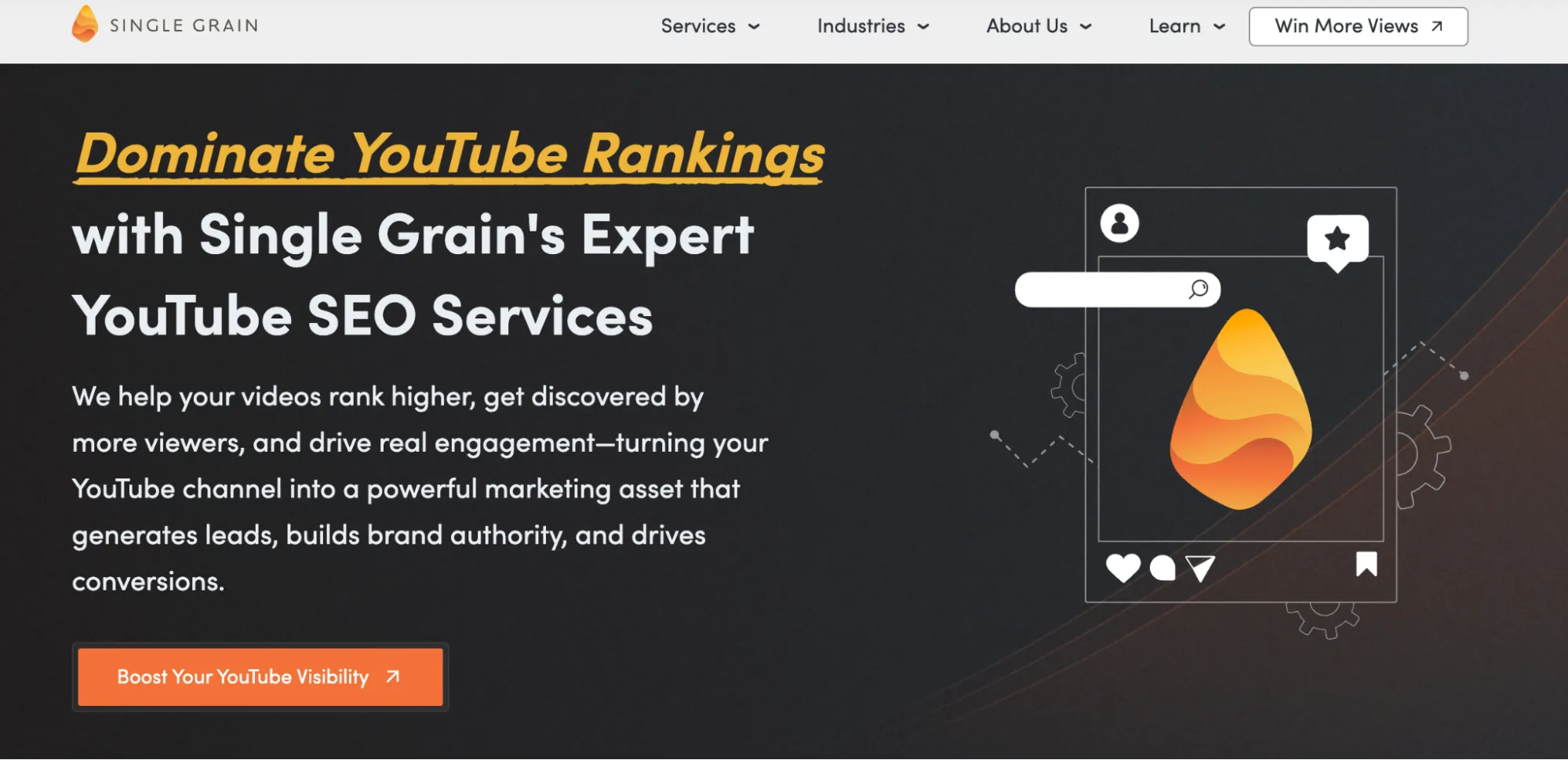 YouTube SEO Agency: Single Grain
