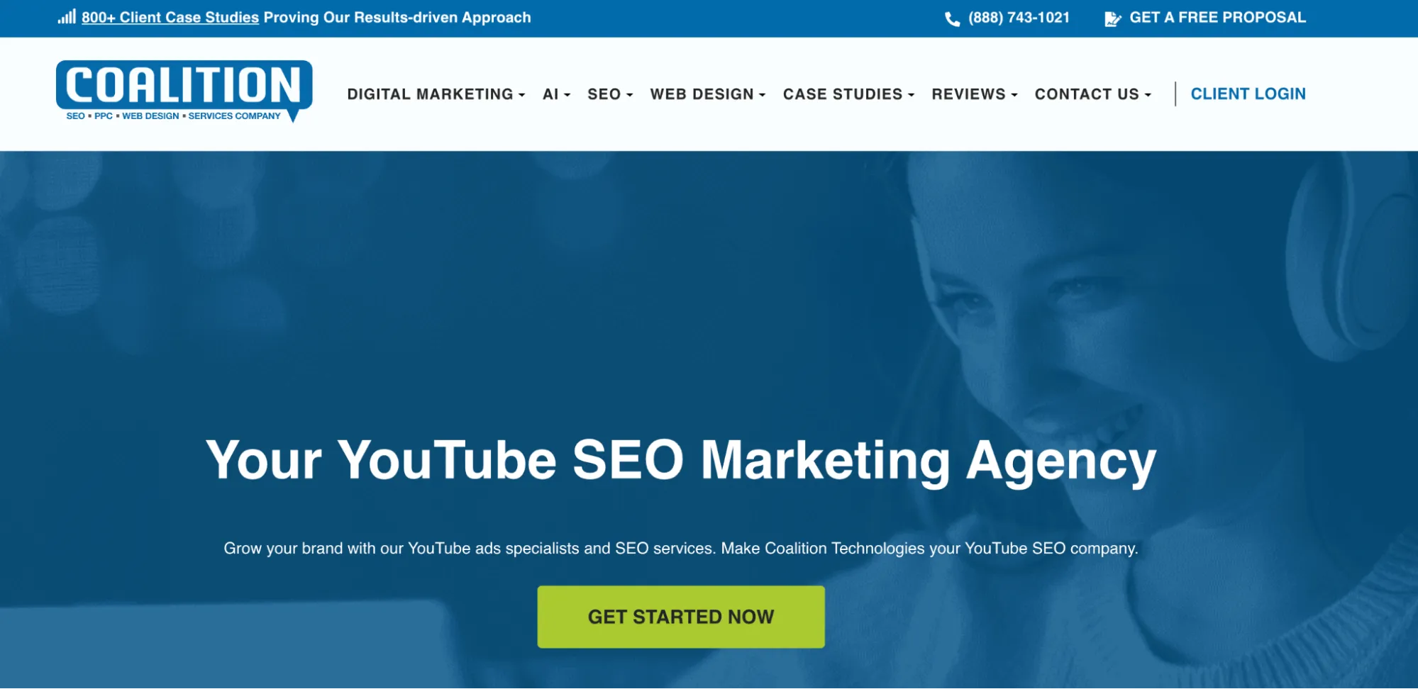 YouTube SEO Agency: Coalition Technologies
