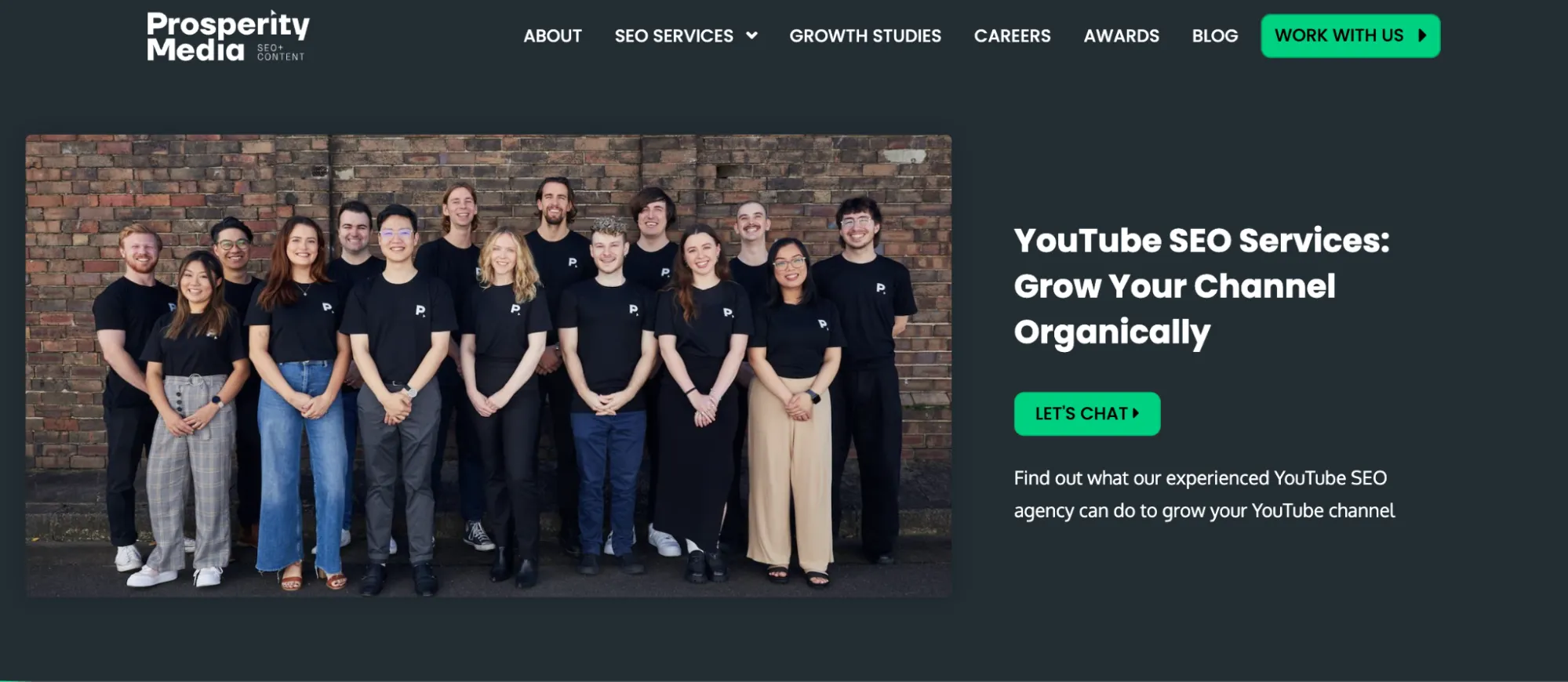 YouTube SEO Agency: Prosperity Media