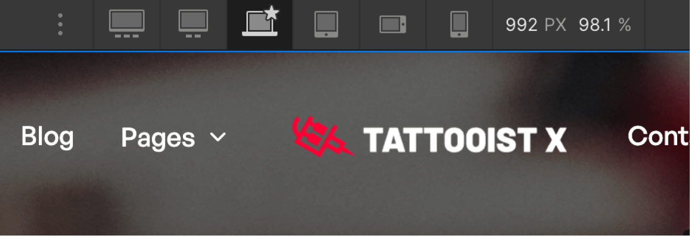 Responsive Design - Tattooist X Webflow Template