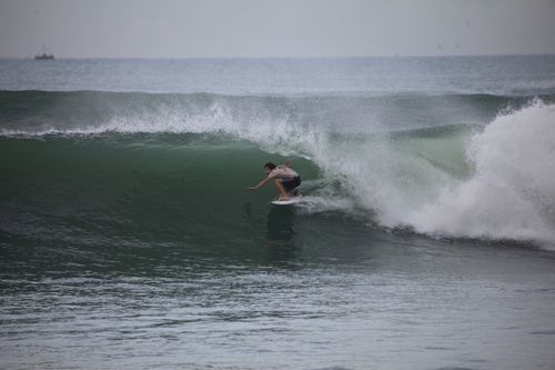 Julian auf der Suche nach Schatten