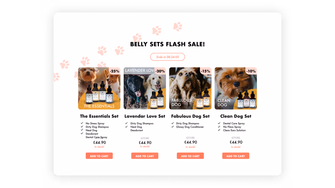 Ästhetisches und benutzerfreundliches Online-Shopping für Tierliebhaber