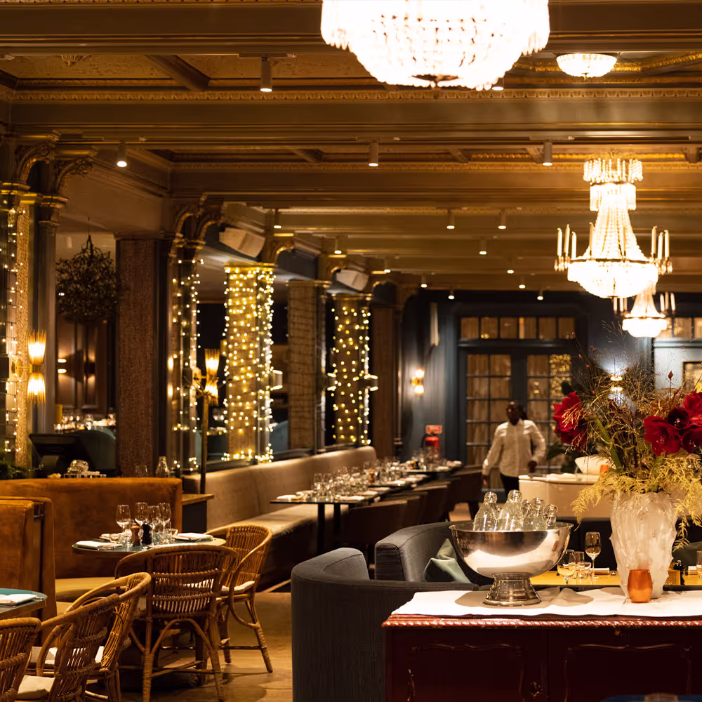 Hasselbackens restaurang i juletid