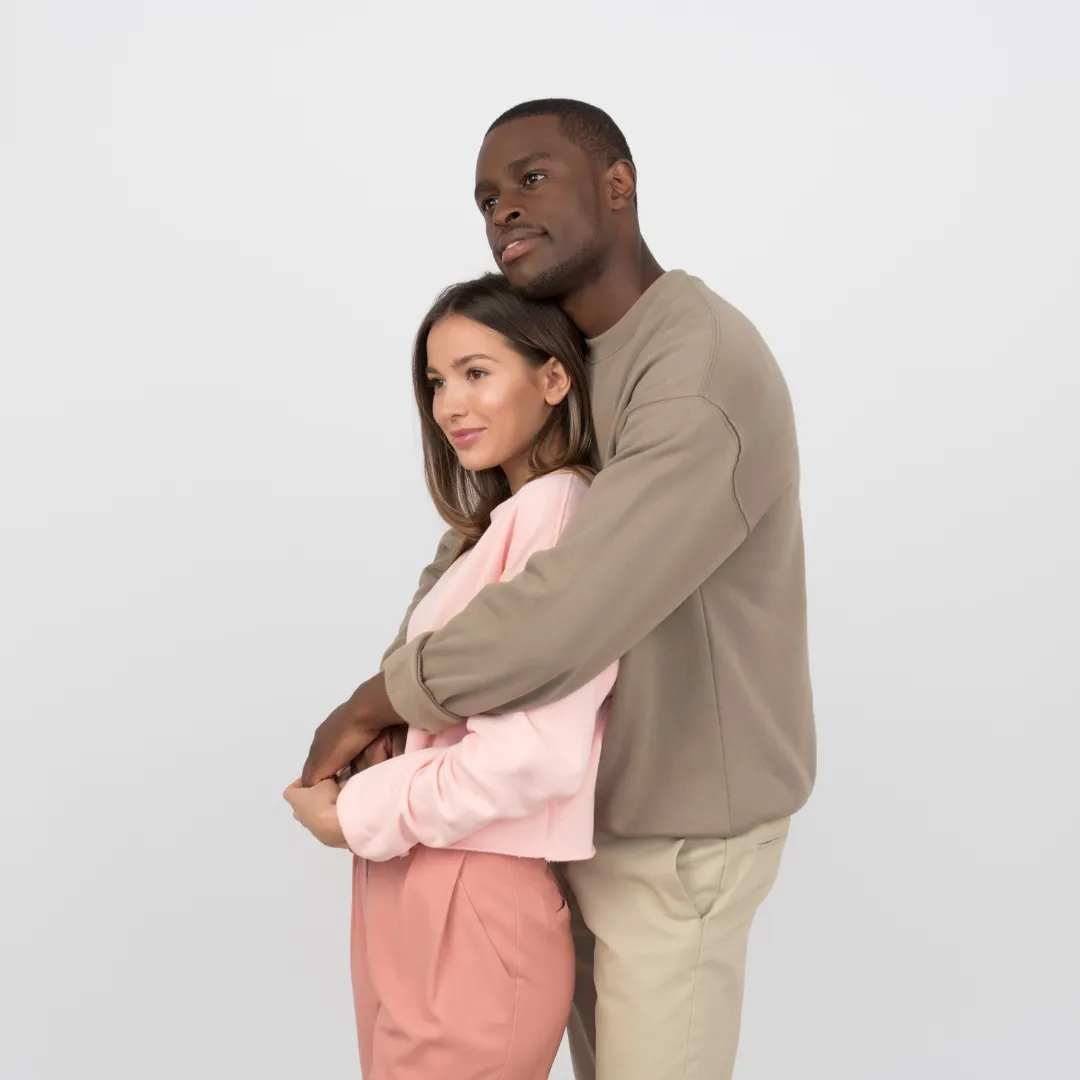 Couple feeling safe together