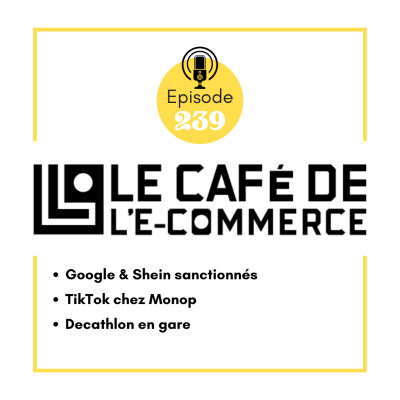 239 - Google & Shein sanctionnés, TikTok chez Monop, Decathlon en gare : c'est la rentrée e-commerce 2025 !