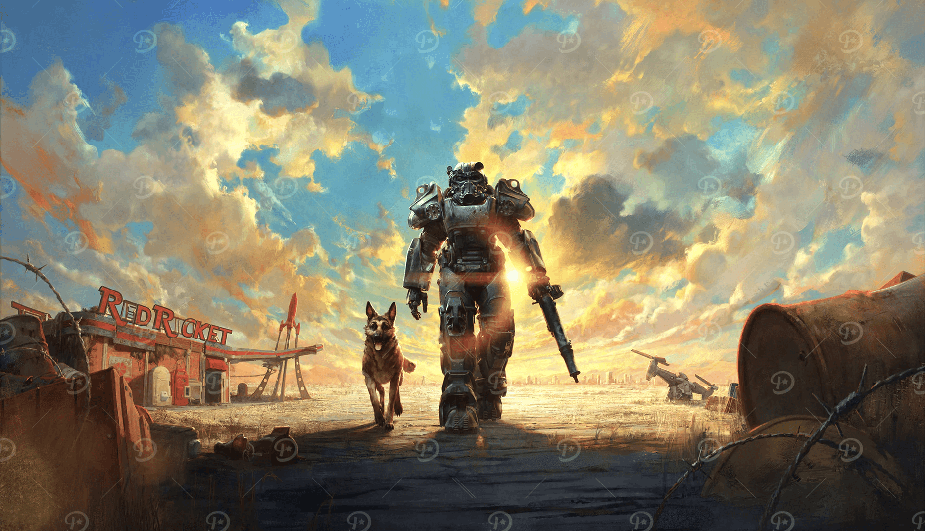 background that shows moon