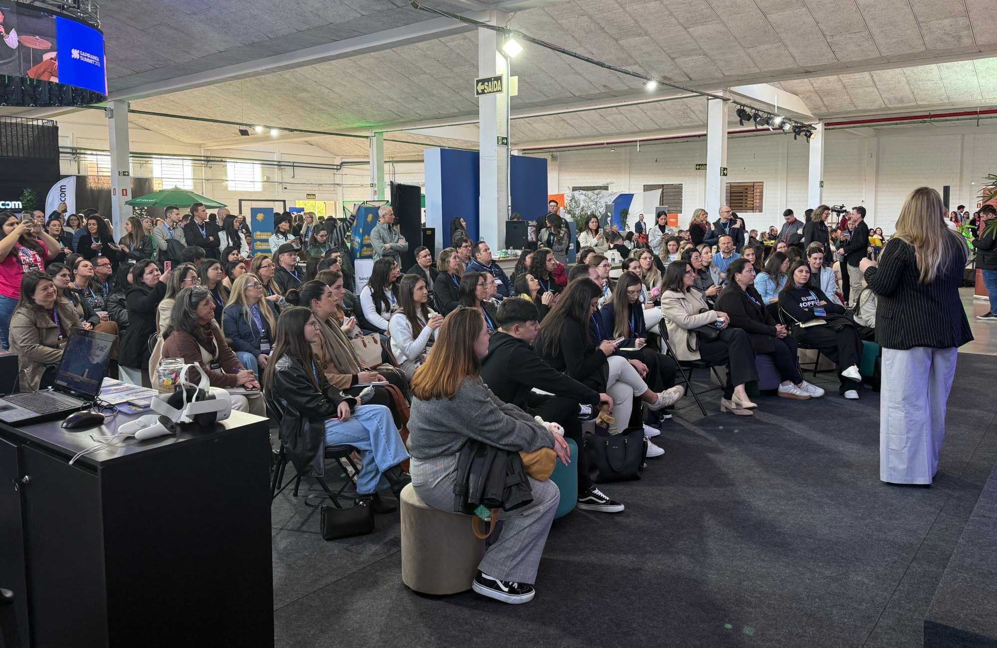 Mais de 1.500 pessoas passaram pelo palco Sindilojas Vale Germânico & Fecomércio-RS!
