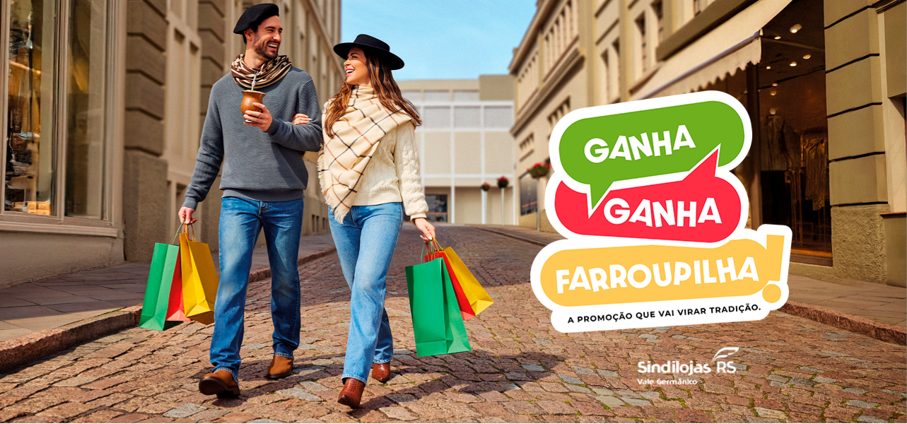 Campanha “Ganha-Ganha Farroupilha” chega para impulsionar o comércio local em setembro
