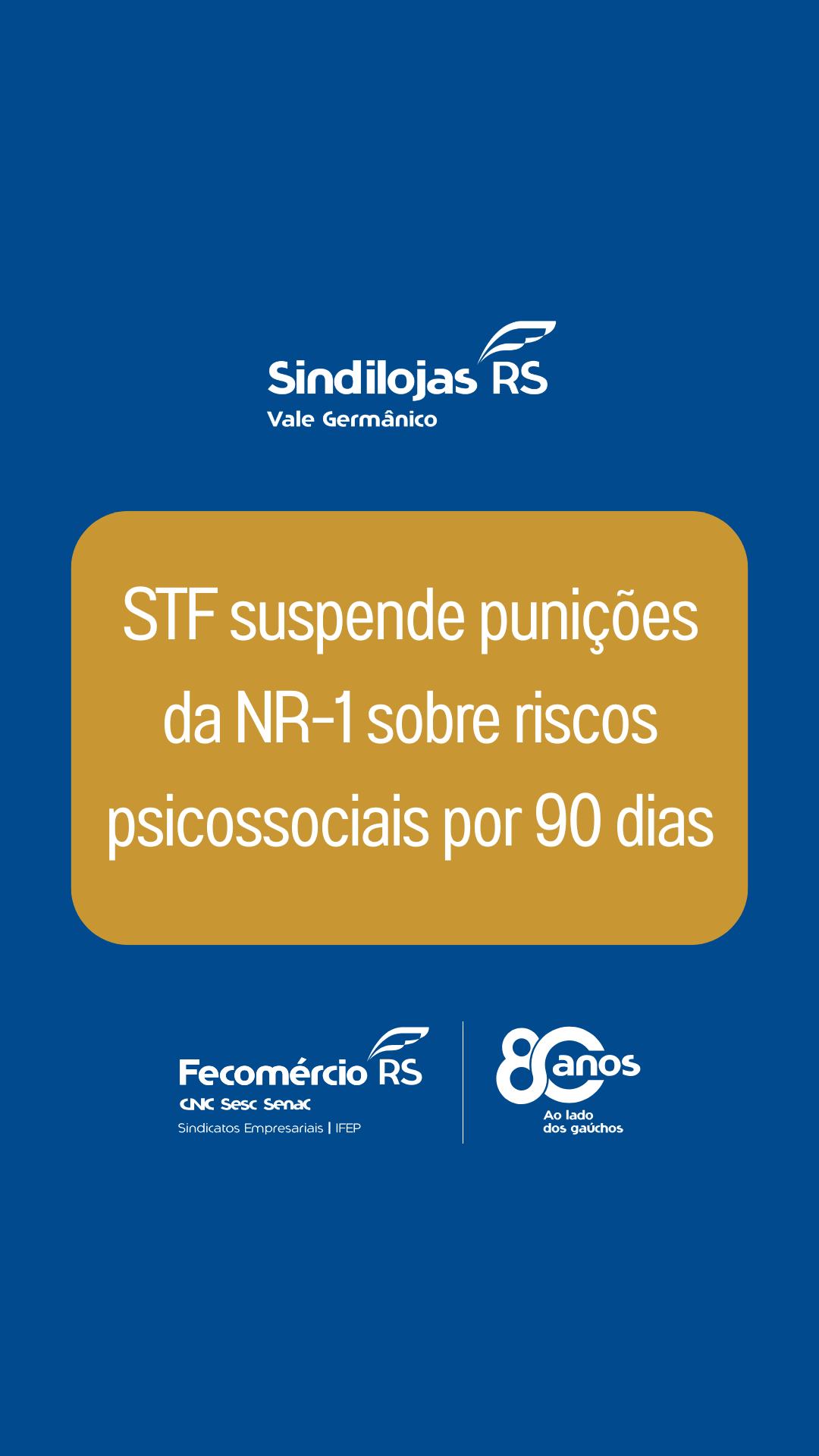 STF suspende punições da NR-1 sobre riscos psicossociais por 90 dias